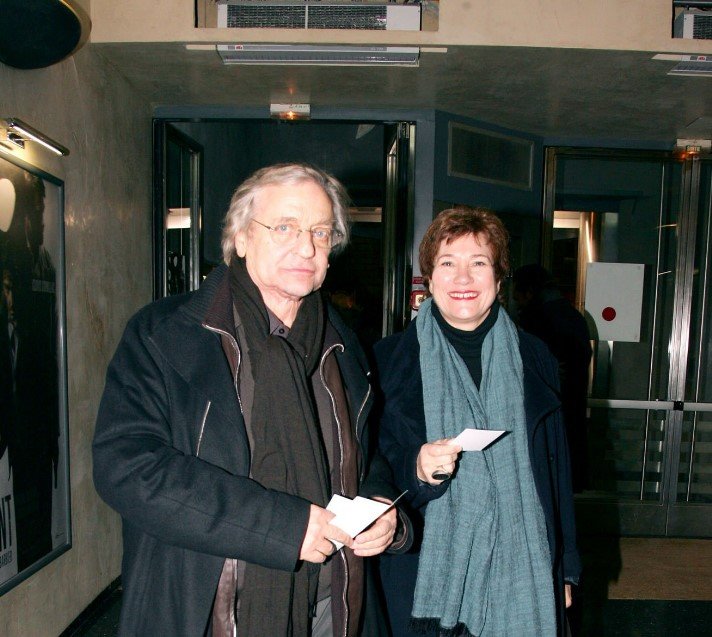 Chantal Cremer with her husband