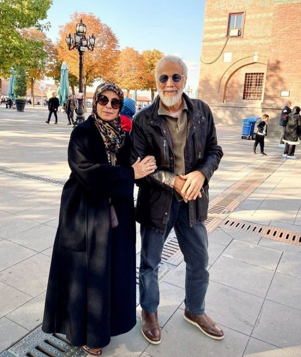 Fauzia Mubarak Ali with her husband