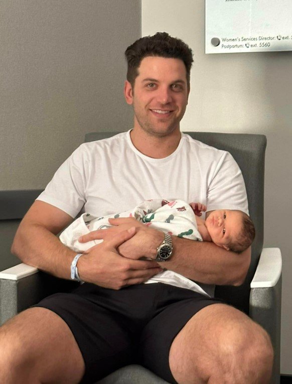 Adam Gottschalk welcomed second child Max
