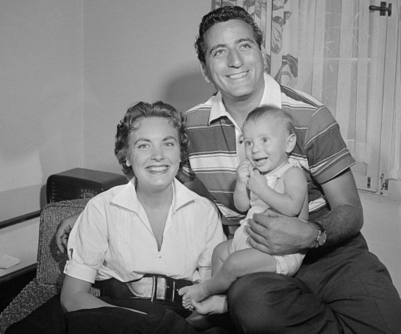 Patricia Beech with her ex husband and kid