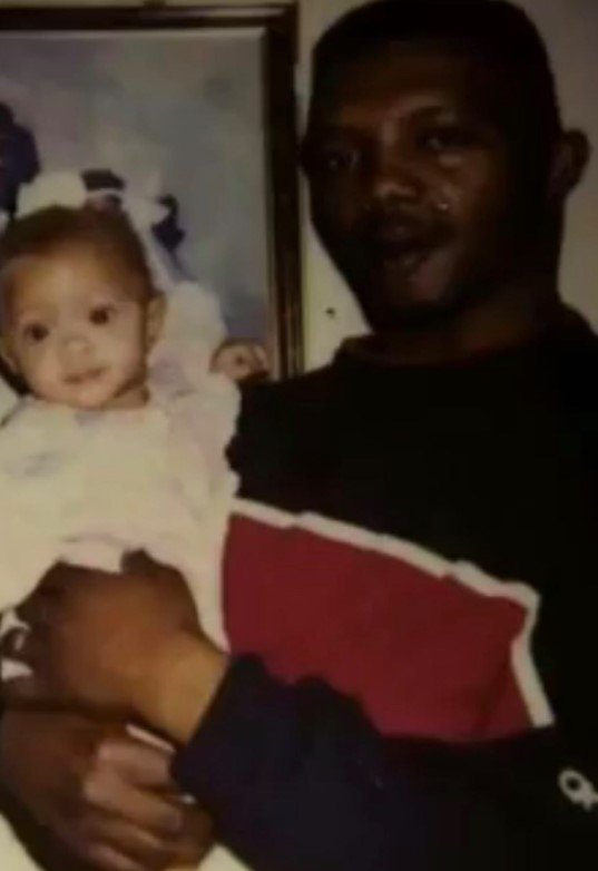 Bria Anderson old image with her dad